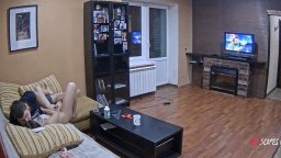 RealLifeCam - Ulyana and Marat first part of blowjob 13.02.2019