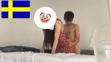 Sinfuldeeds - Legit Swedish WILF RMT gives into Monster Asian Cock 4rd Appointment Full handjob 2024